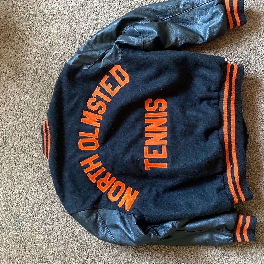 Vintage North Olmsted tennis varsity jacket